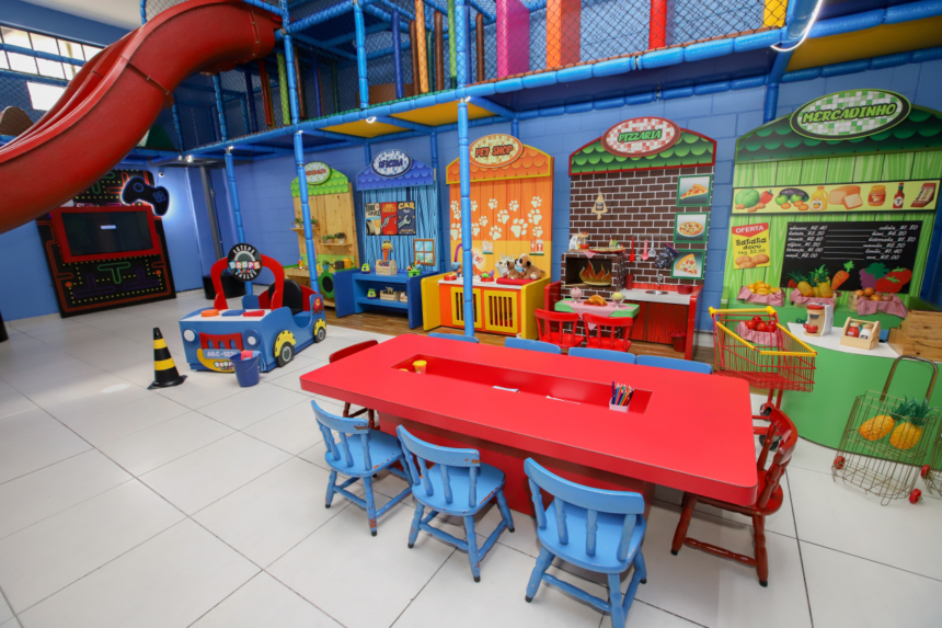 Salão de Jogos  Brinquedos para buffet, Buffet infantil, Restaurantes